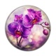 Cabochon Résine - orchidée