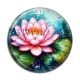 Cabochon Résine - fleur nénuphar