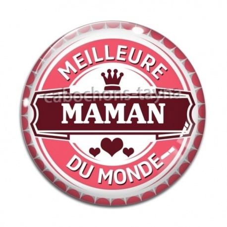 Cabochon Verre - meilleure maman