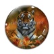 Cabochon Verre - tigre