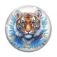 Cabochon Verre - tigre