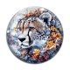 Cabochon Verre - léopard