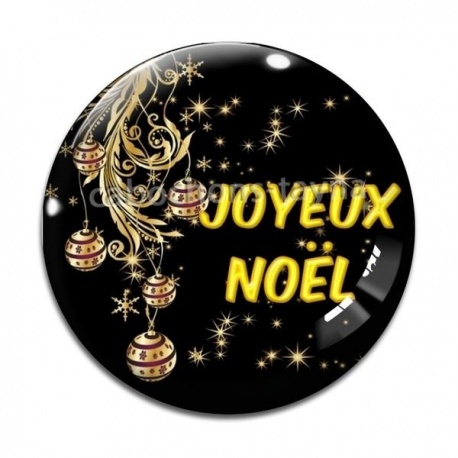 Cabochon Verre - joyeux noël