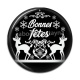 Cabochon Résine - bonnes fêtes