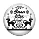 Cabochon Verre - bonnes fêtes