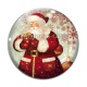 Cabochon Verre - papa noël