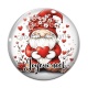 Cabochon Verre - joyeux noël
