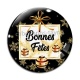 Cabochon Verre - bonnes fêtes