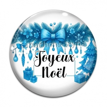 Cabochon Verre - joyeux noël