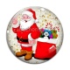 Cabochon Verre - pére noël
