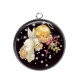 Pendentif Cabochon Argent - ange