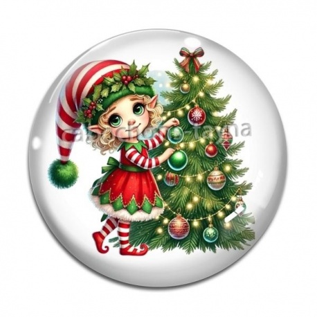 Cabochon Verre - lutin