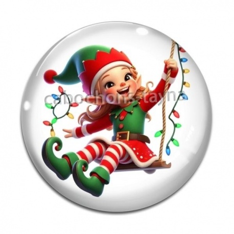 Cabochon Verre - lutin