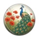 Cabochon Résine - paon