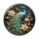 Cabochon Résine - paon