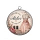 Pendentif Cabochon Argent - atelier de mode