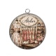 Pendentif Cabochon Argent - atelier de mode