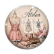 Cabochon Verre - atelier de mode