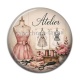 Cabochon Résine - atelier de mode