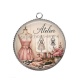 Pendentif Cabochon Argent - atelier de mode