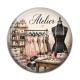 Cabochon Résine - atelier de mode