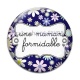 Cabochon Verre - une maman formidable
