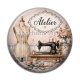 Cabochon Résine - atelier de mode