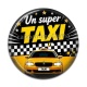 Cabochon Résine - je suis un taxi qui déchire