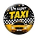 Cabochon Verre - je suis un taxi qui déchire