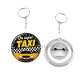 Porte clés décapsuleur - je suis un taxi qui déchire