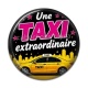 Cabochon Résine - une taxi extraordinaire