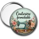 Miroir de poche - couturière formidable