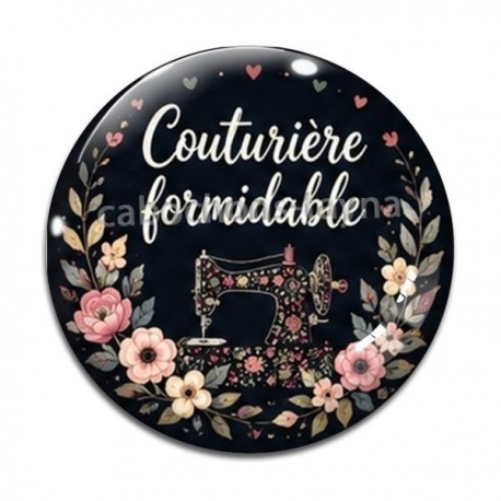 Cabochon Verre - couturière formidable