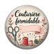 Cabochon Résine - couturière formidable