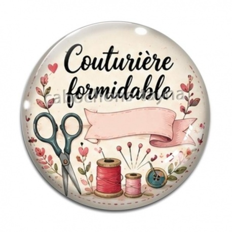 Cabochon Verre - couturière formidable