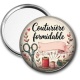 Miroir de poche - couturière formidable