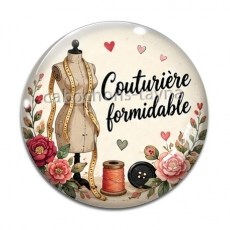 Cabochon Verre - couturière formidable