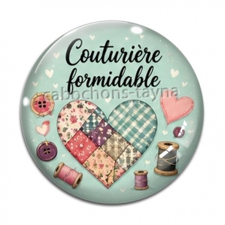 Cabochon Verre - couturière formidable