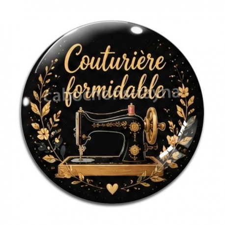 Cabochon Verre - couturière formidable
