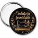 Miroir de poche - couturière formidable