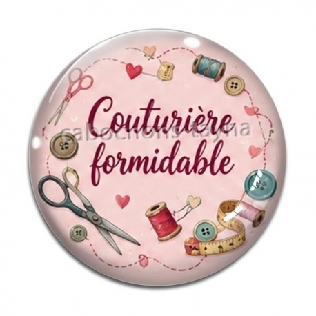 Cabochon Verre - couturière formidable