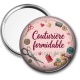 Miroir de poche - couturière formidable