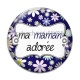 Cabochon Verre - ma maman adorée