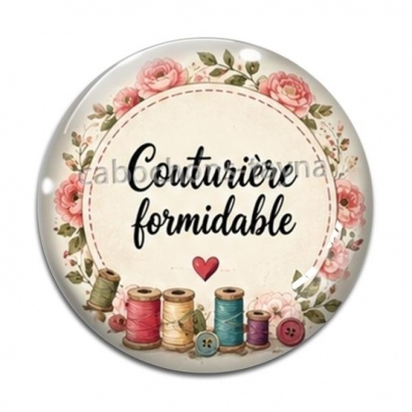 Cabochon Verre - couturière formidable