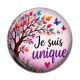 Cabochon Résine - je suis unique