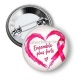 Badge - octobre rose