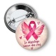 Badge - octobre rose