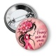 Badge - octobre rose