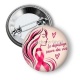 Badge - octobre rose