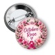 Badge - octobre rose